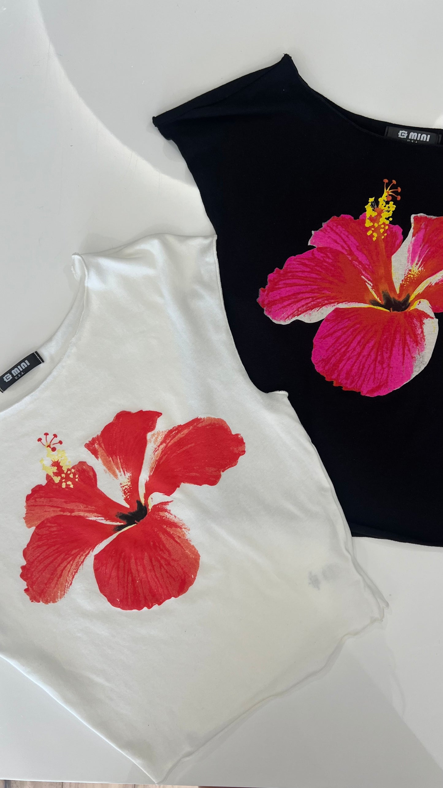 Hibiscus baby tee