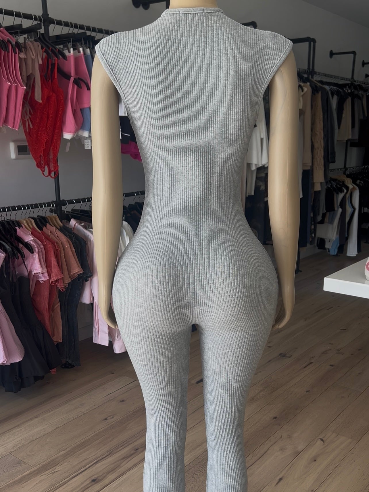 V Neck Jumpsuit