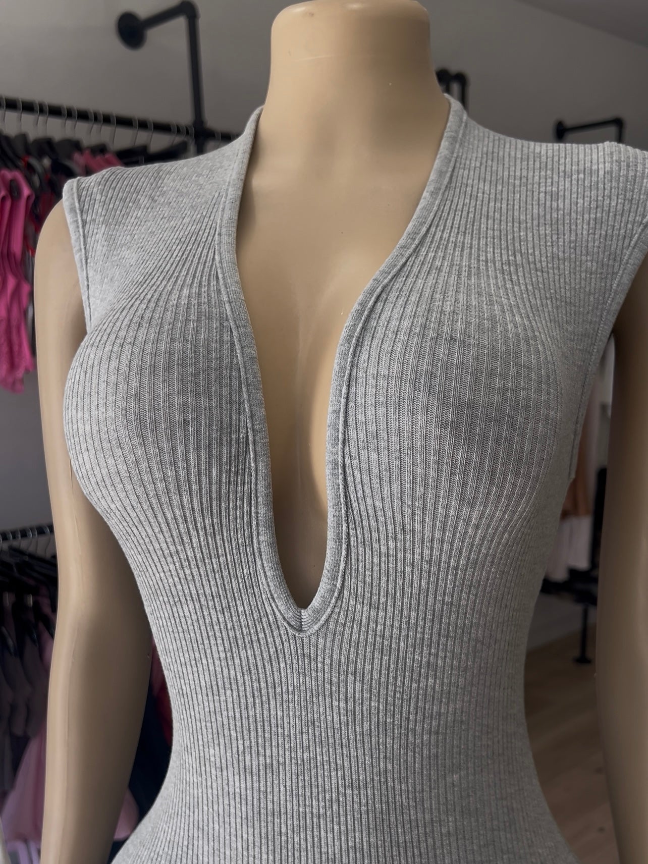 V Neck Jumpsuit