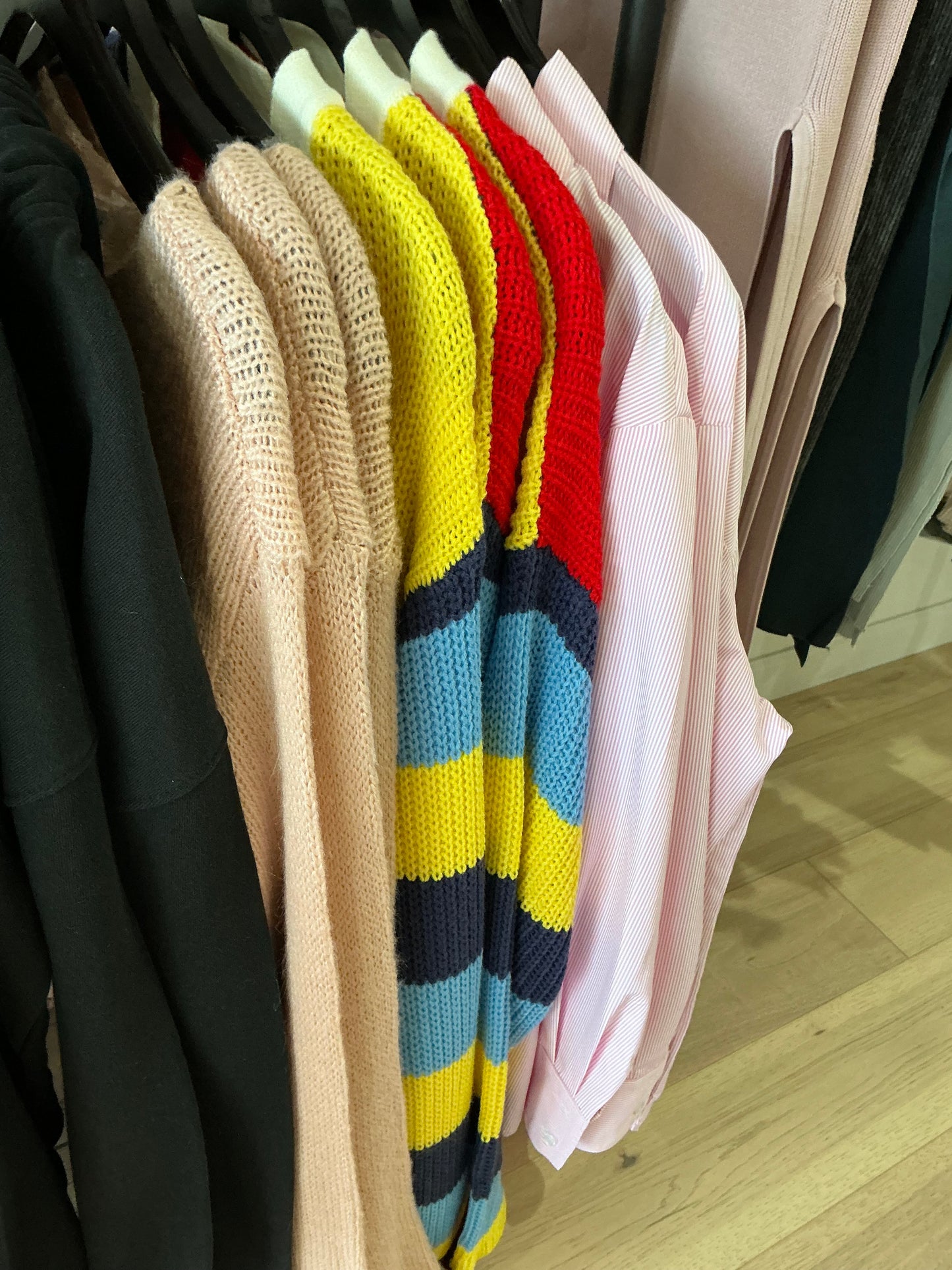 W Striped Cardigan