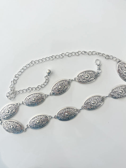 Oval Chain Belt