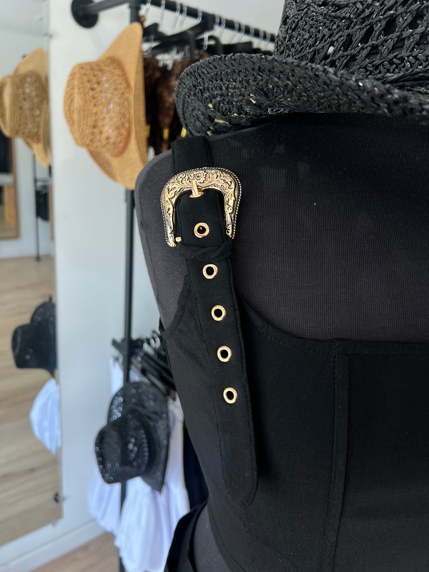 Buckle Skort Set