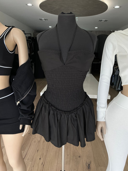 Black Strappy Dress