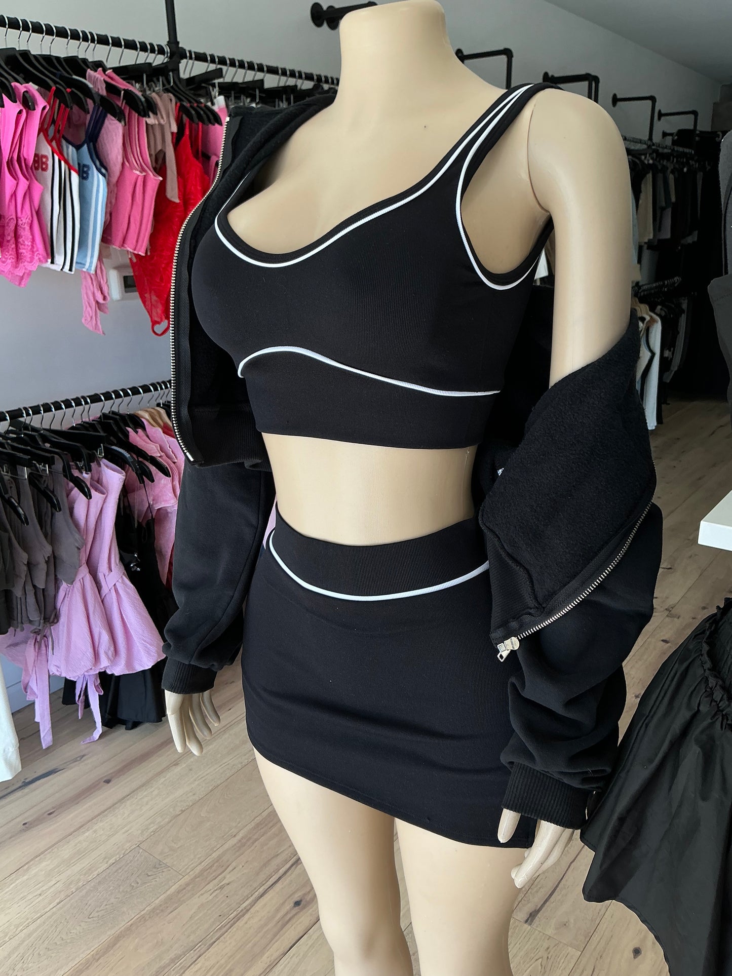 Black Zip Up