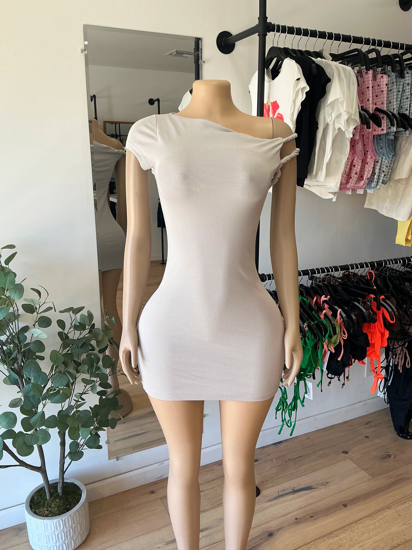 Ivory Twist Dress