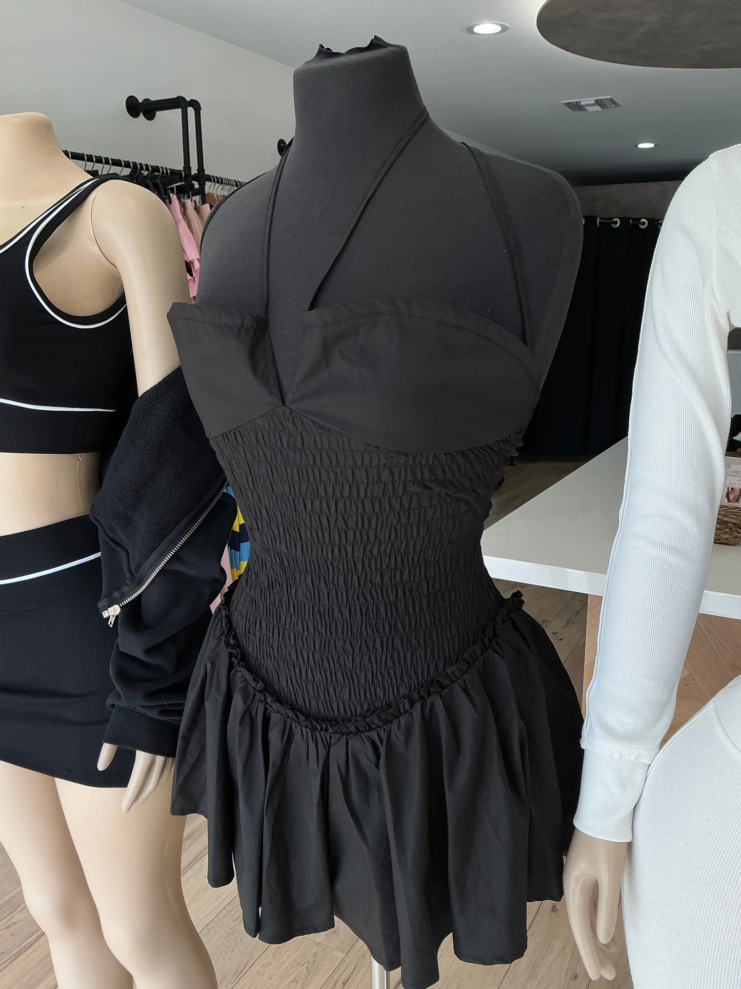 Black Strappy Dress