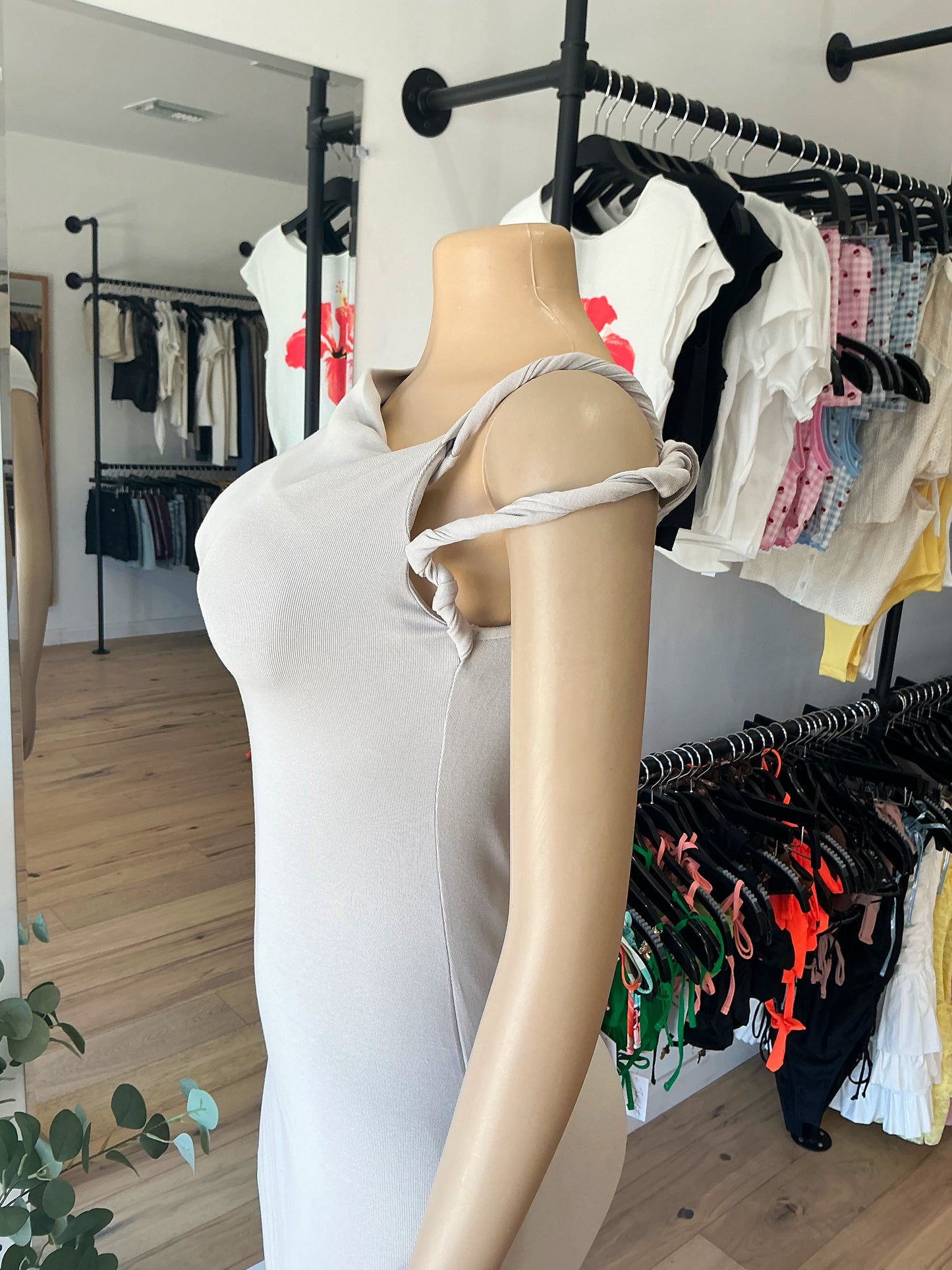 Ivory Twist Dress