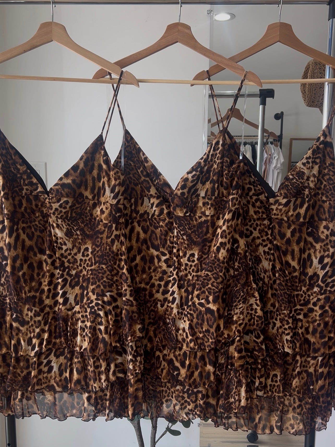Curve Leopard Ruffle Dress