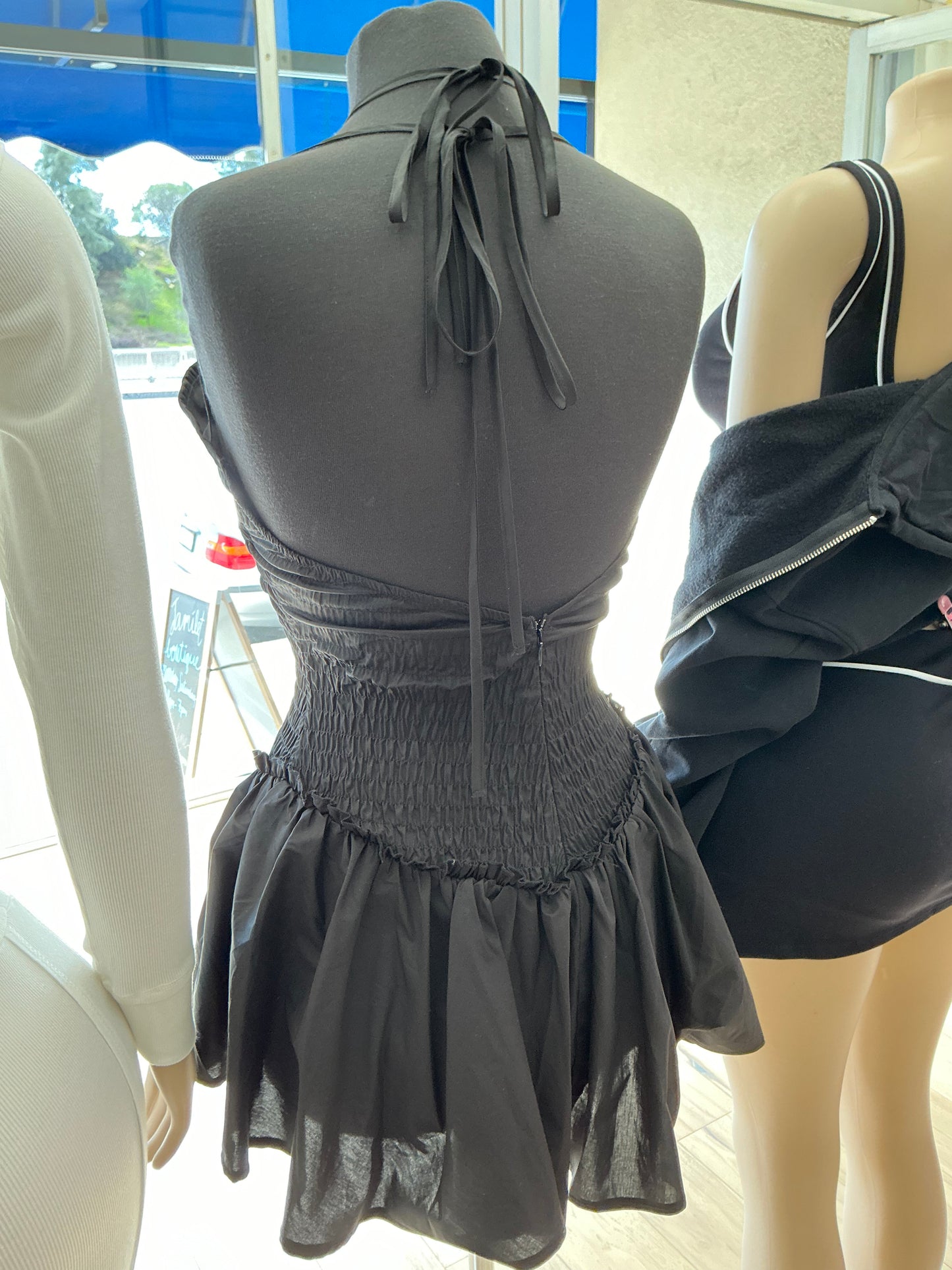 Black Strappy Dress