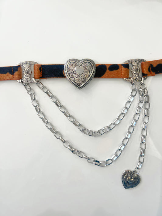 Heart Chain Drape Belt